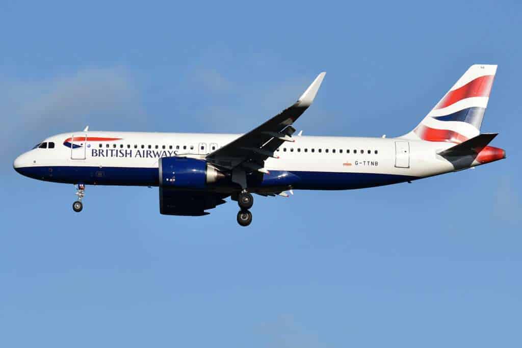 British Airways Aircraft Borrowed for RAF Training Around London