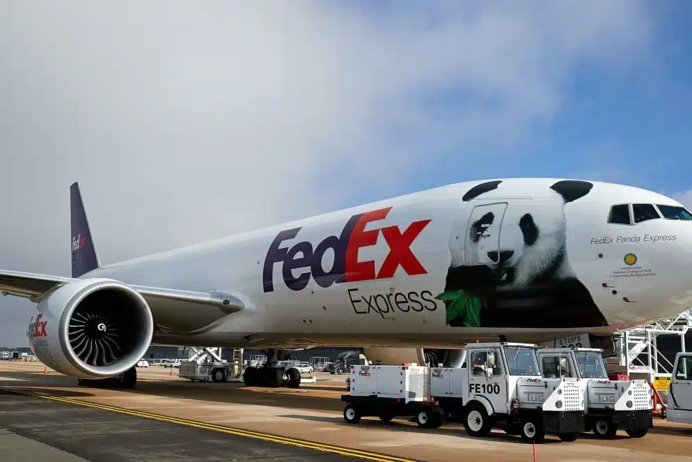 FedEx Panda Express Departs Washington DC for China