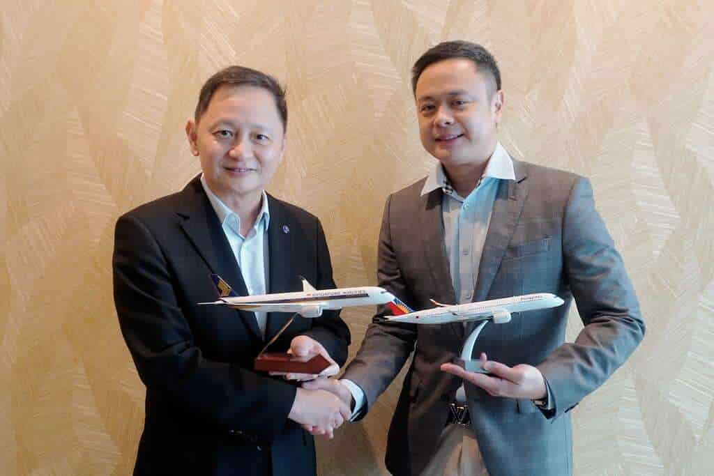 Official of Singapore Airlines and Philippine Airlines.