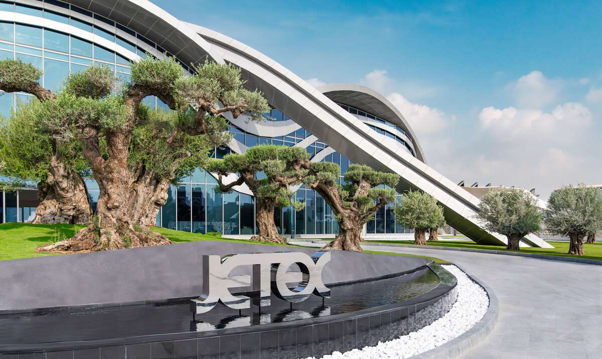 Exterior of new Jetex terminal at Abu Dhabi Al Bateen Executive Airport.