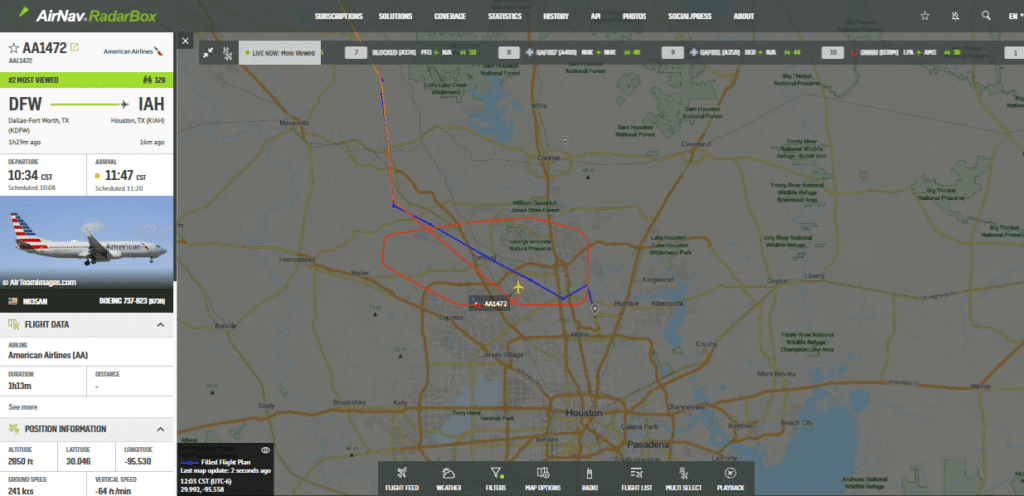 American Flight from Dallas Declares Emergency in Houston
