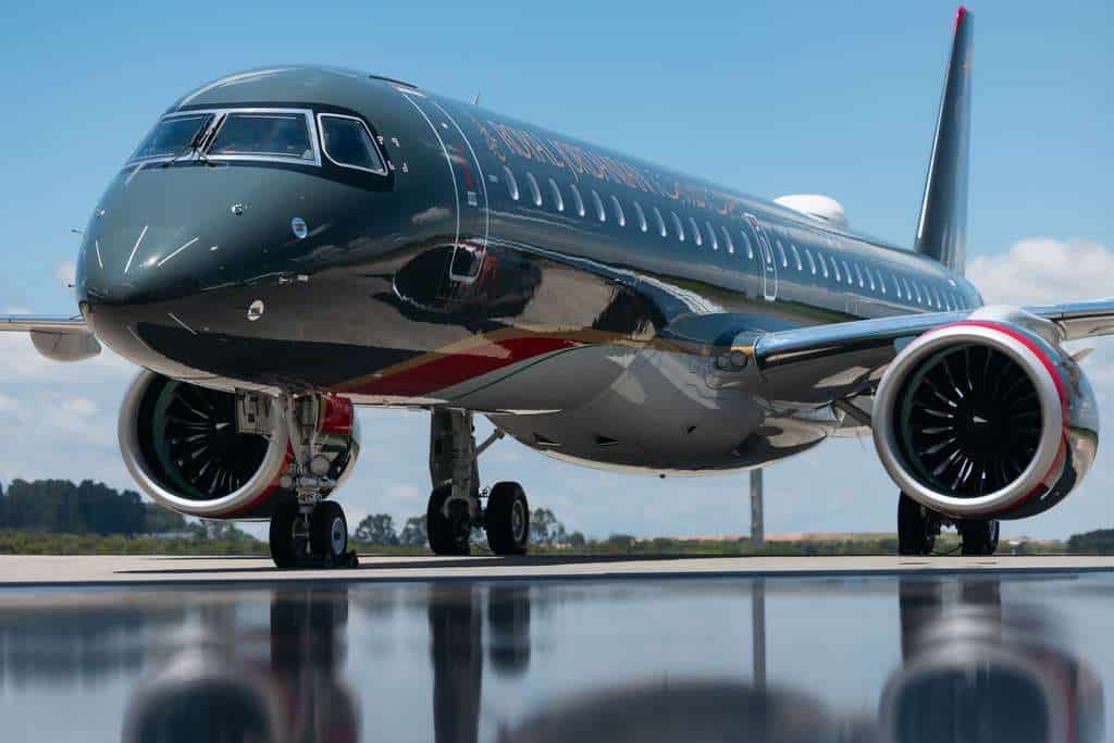 A Royal Jordanian Embraer E-Jet taxis in.