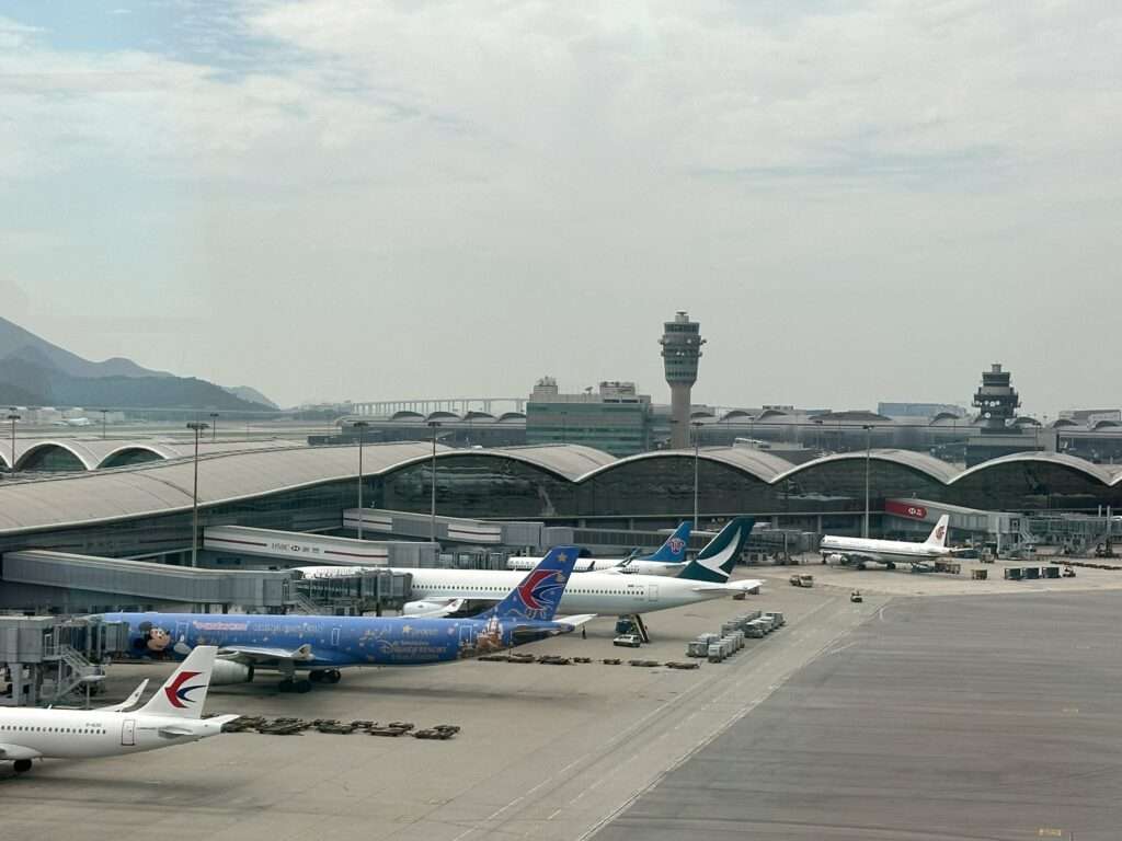 View across Hong Kong International Airport