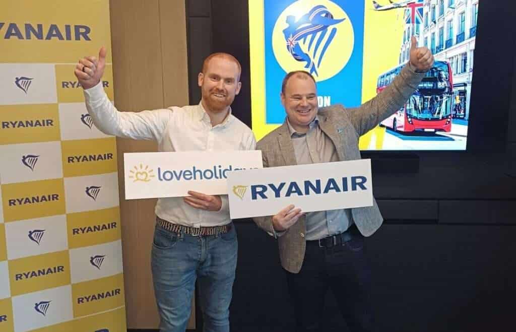 Ryanair and loveholidays delegates.
