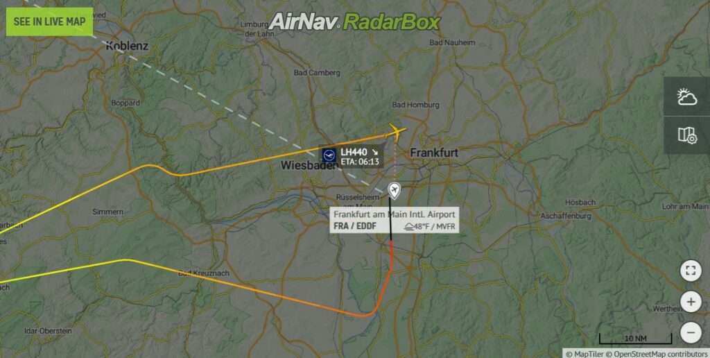 Houston bound Lufthansa flight returns to Frankfurt