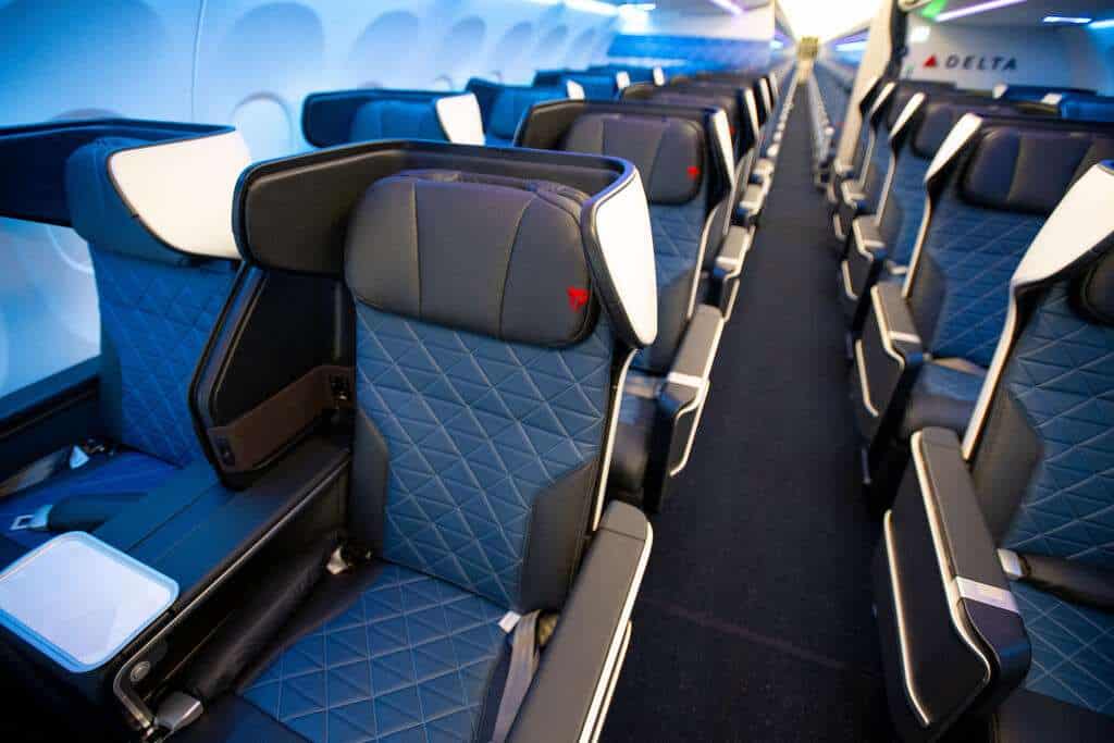 New Delta Air Lines First Class seating