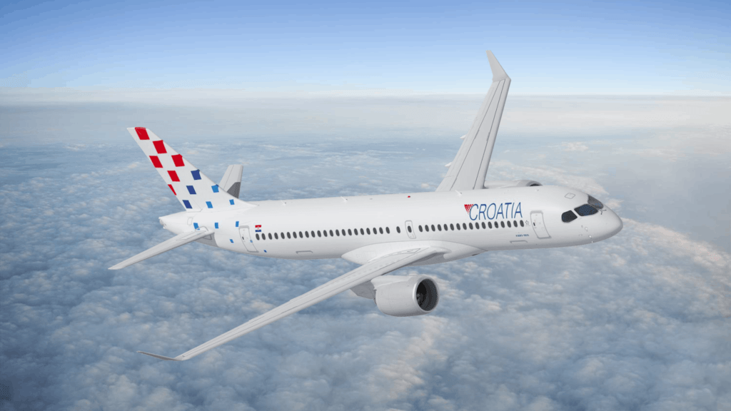 Griffin Confirms A220 Order for Croatia Airlines: Deliveries in 2026