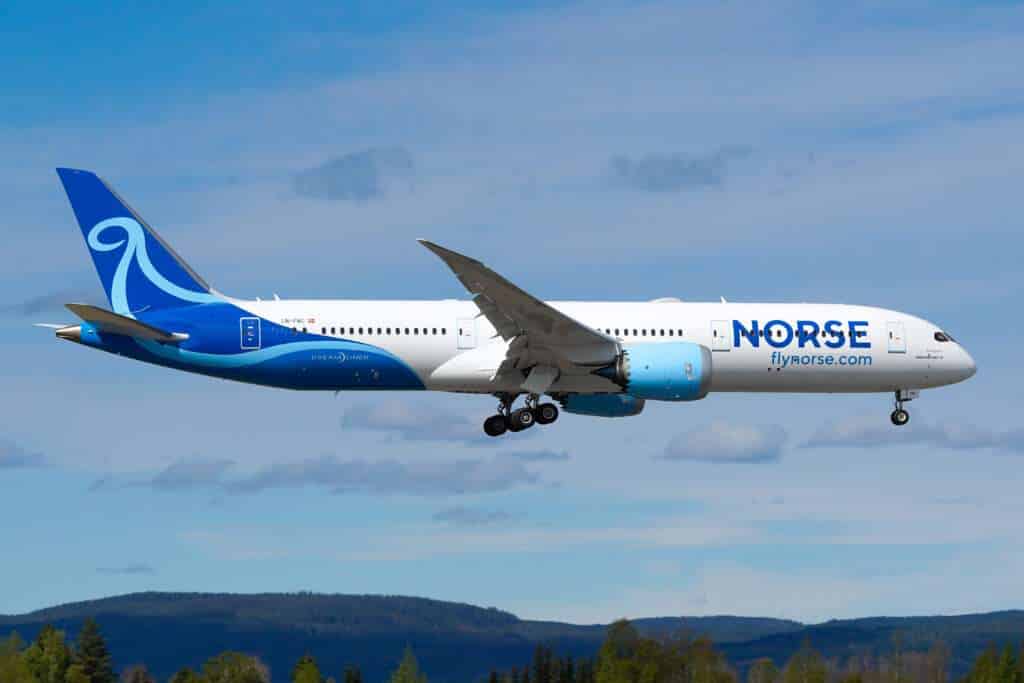 Norse Atlantic Airways Extends Boeing 787 Dreamliner Subleases