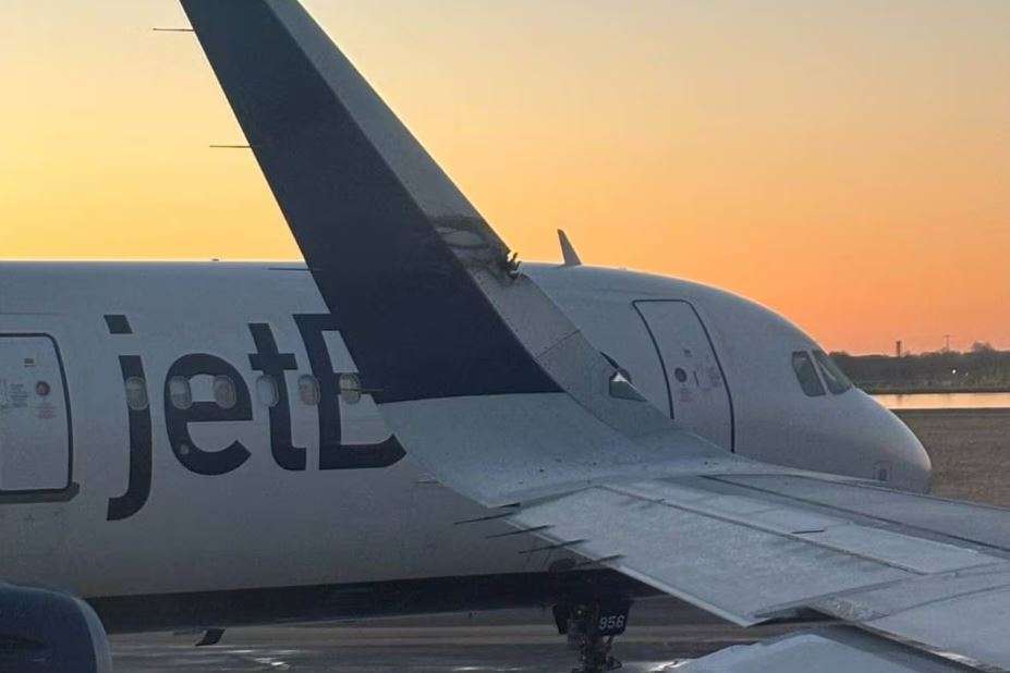 Two JetBlue Aircraft Collide on Ground in Boston
