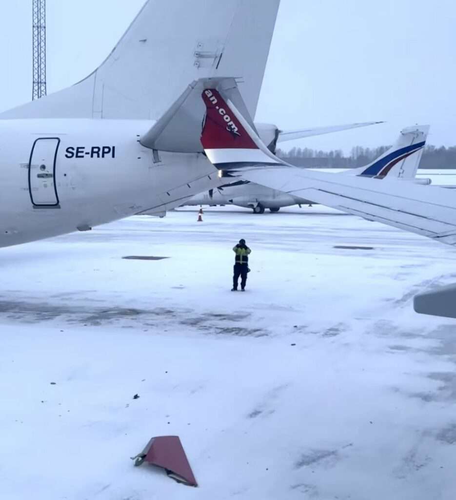 Two Norwegian Aircraft Collide At Oslo-Gardermoen Airport