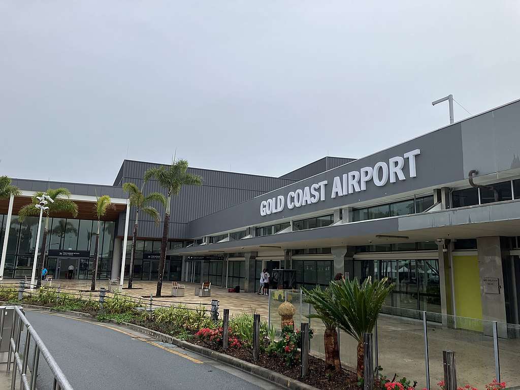 Exterior view of Gold Coast Airport terminal
