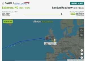 British Airways 787 Baltimore-London declares emergency
