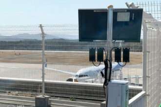A bird strike mitigation device at Kansai Airport