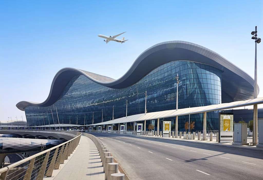 Exterior view of Zayed International Airport