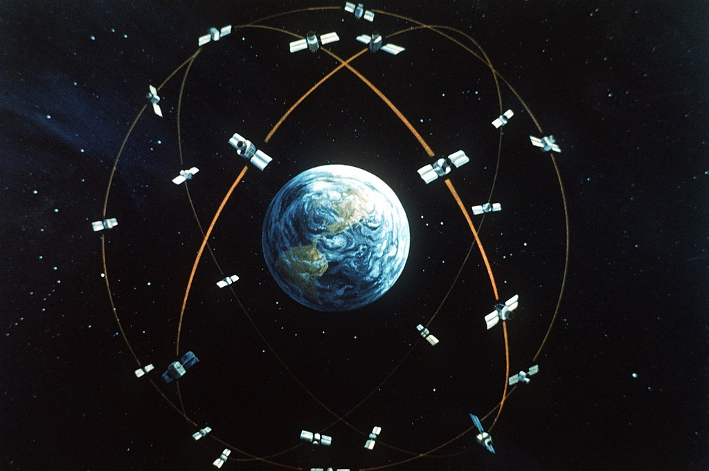 Diagram of GSP satellite network.