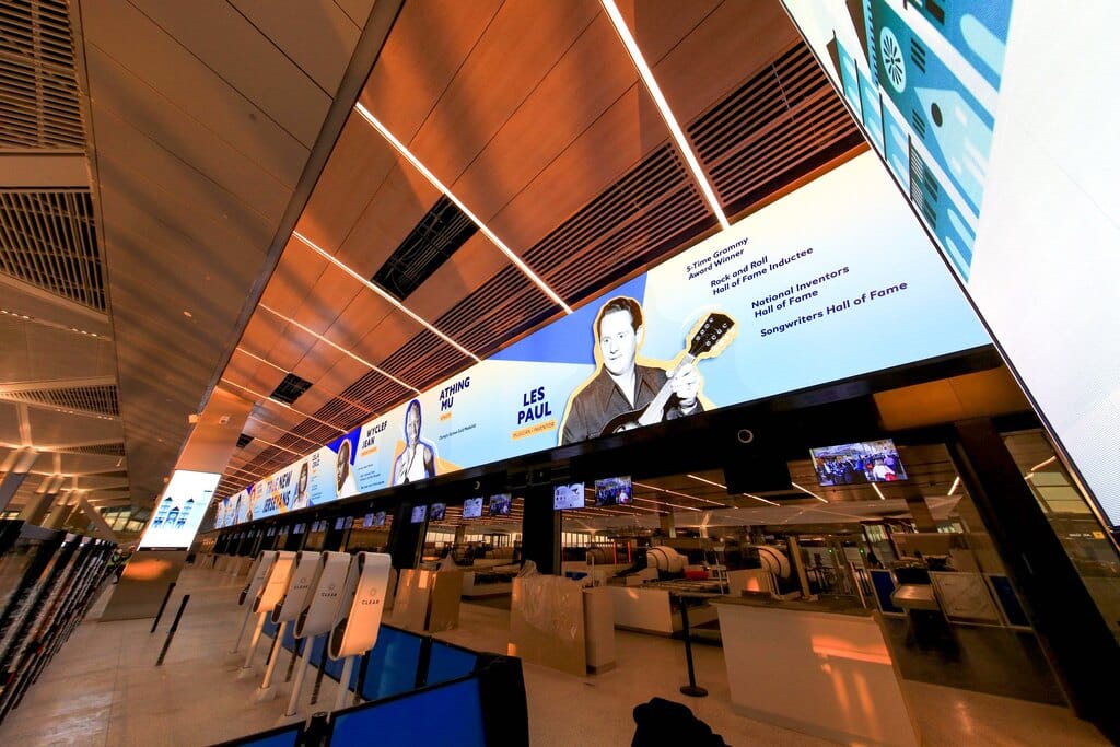 Interior of Newark Airport Terminal A