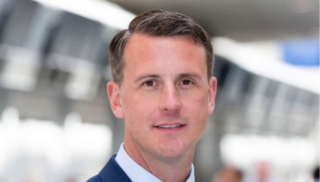 Photo of new Heathrow Airport Chief Operating Officer Mark Johnston.