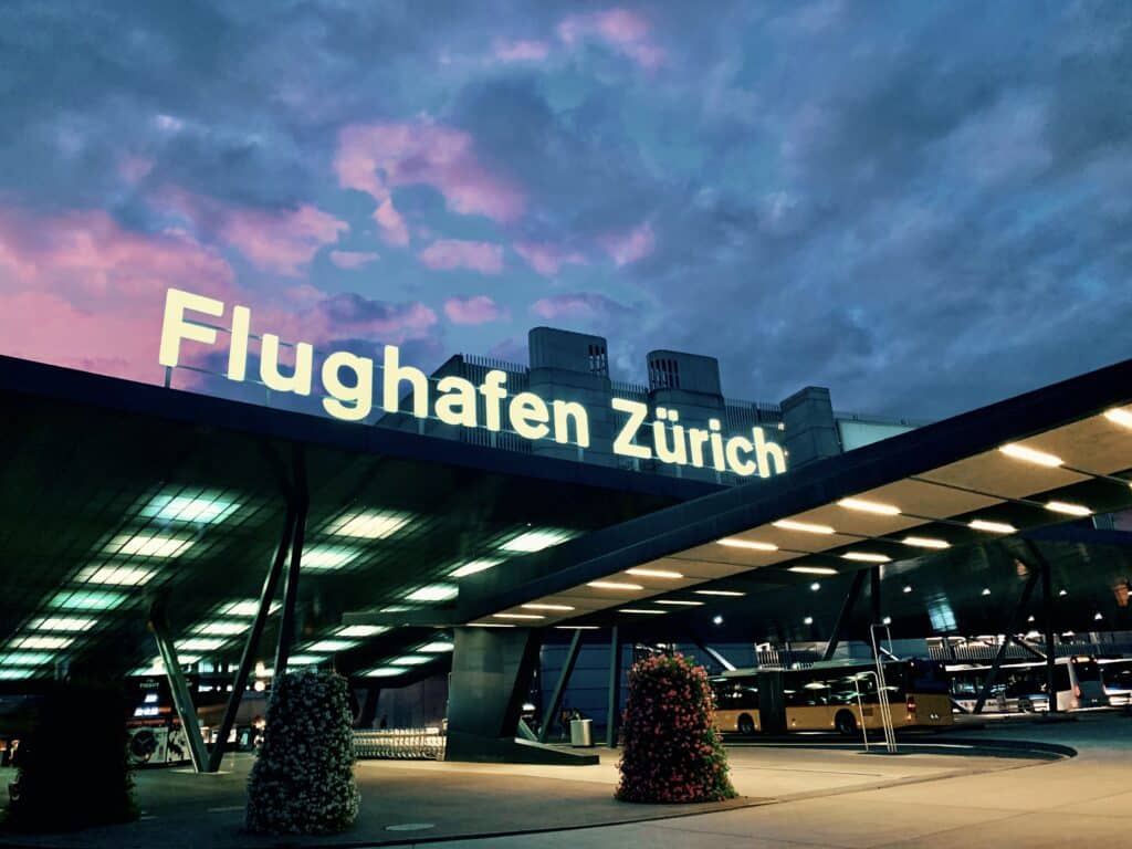 Zurich Airport Entrance