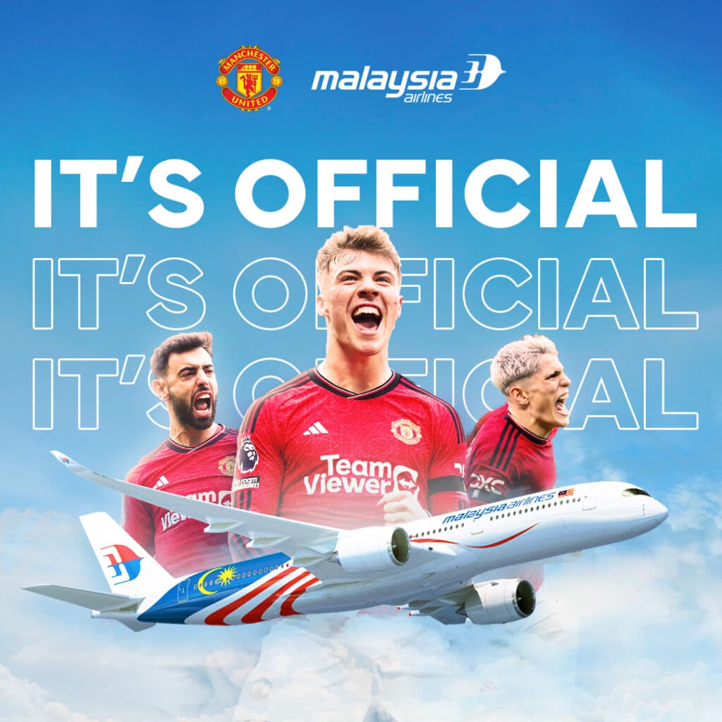 曼联指定马来西亚航空为官方航空公司