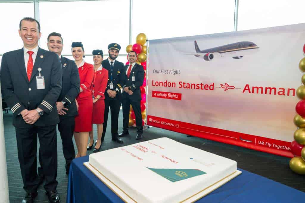 London Stansted Celebrates New Amman Flights