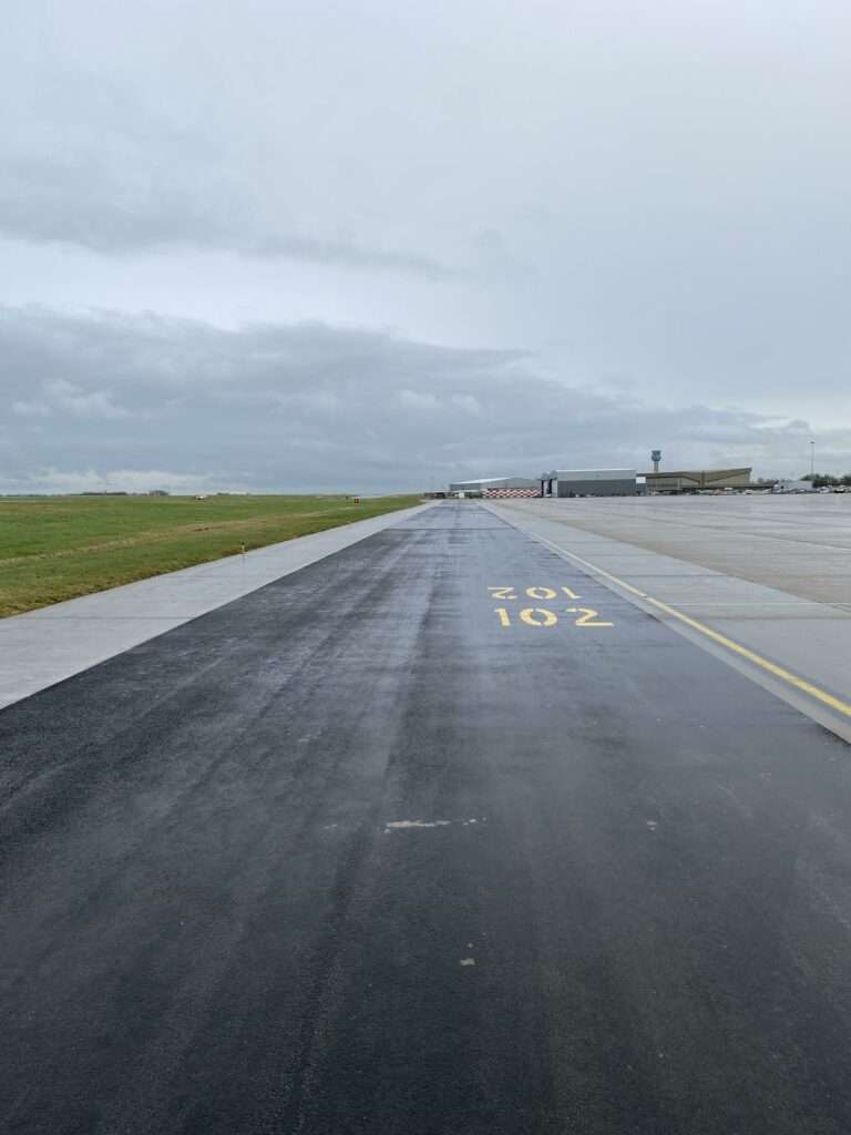 East Midlands Airport Taxiway After