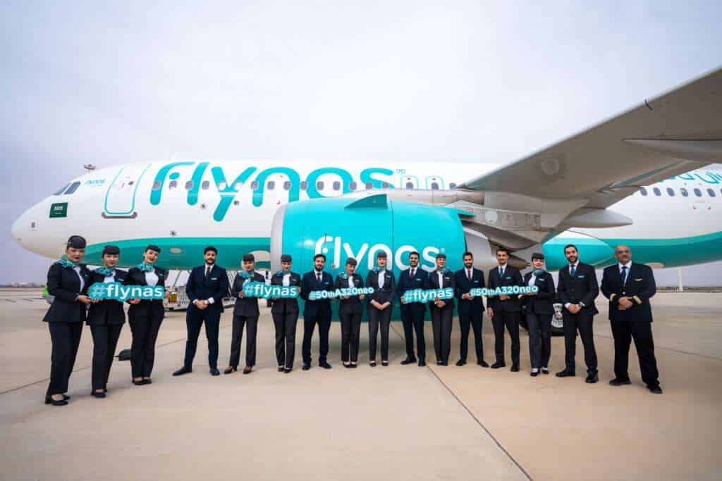 flynas Receives 50th Airbus A320neo in Riyadh: 70 More To Go