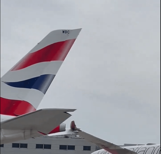 British Airways A350 & Virgin 787: Collision at London Heathrow