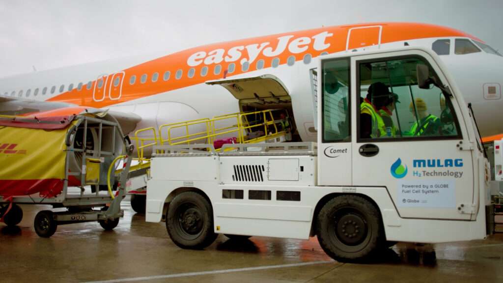 GSE equipement is fuelled with hydrogen at Bristol Airport