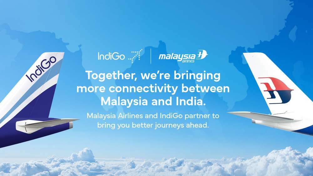 马来西亚航空与靛蓝航空宣布建立代码共享合作伙伴关系
