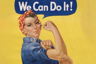WW2 Rosie the Riveter poster