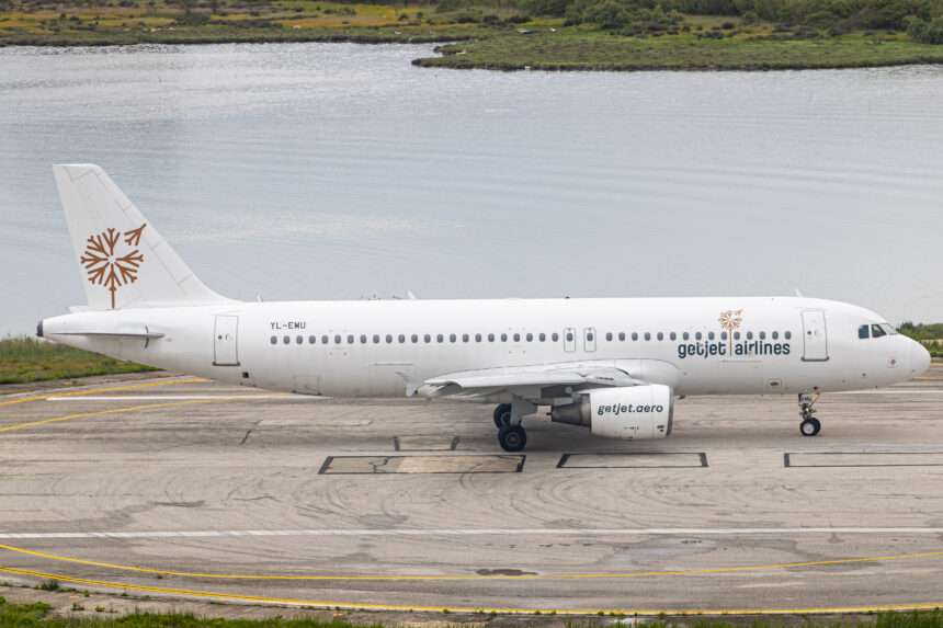 GetJet Airlines Adds Another Airbus A320 to It's Fleet