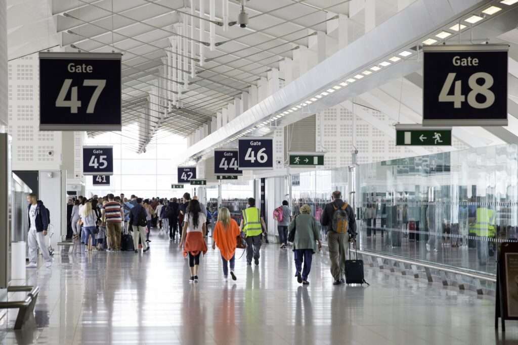 Birmingham Airport terminal interior