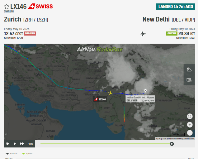 In the last hour or so, a SWISS Airbus A330 operating a flight between Zurich and New Delhi has declared an emergency and diverted to Ahmedabad. 