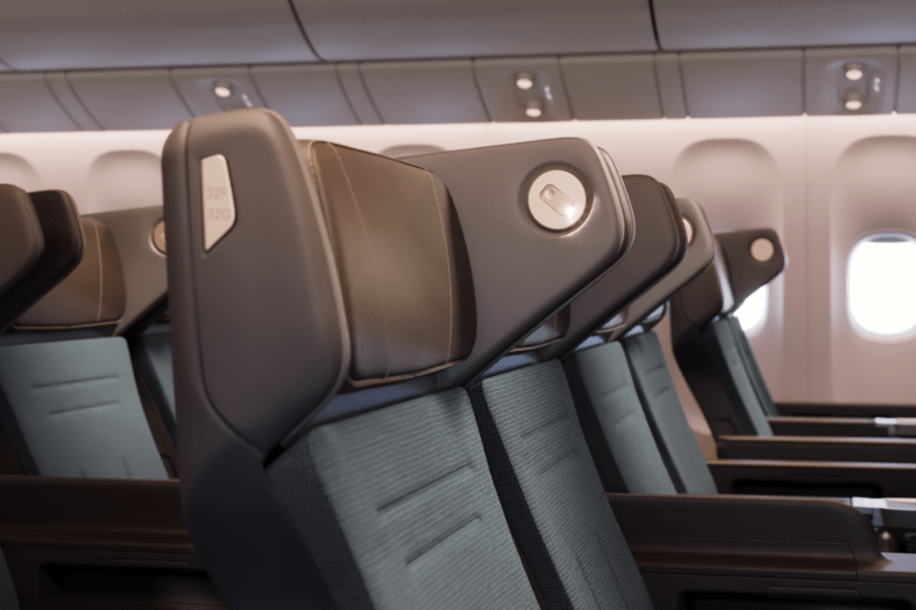 Seating in new Cathay Pacific Premium Economy cabin