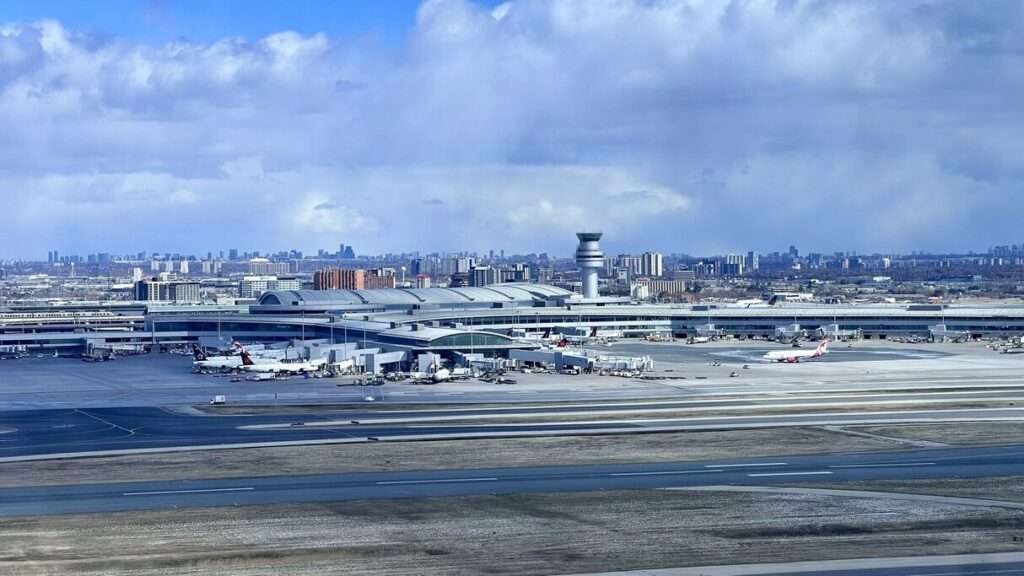 View across Toronto Pearson International Airport