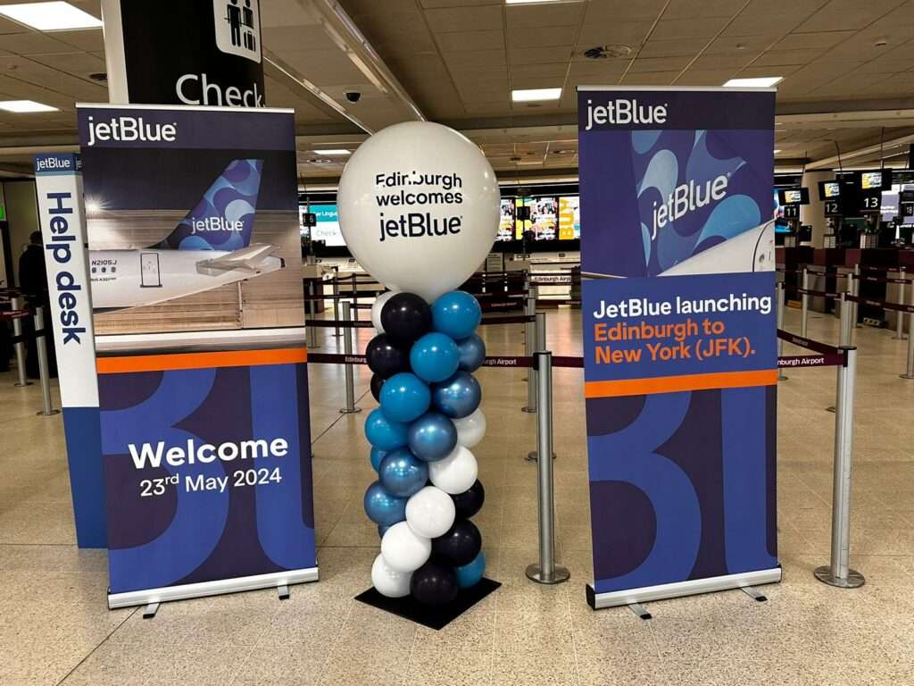 New York to Scotland: JetBlue Inaugurates Edinburgh (+Feature)