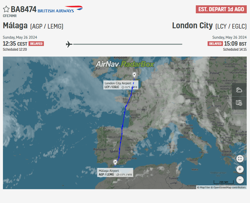 British Airways Flight Ingests Bird at London City Airport