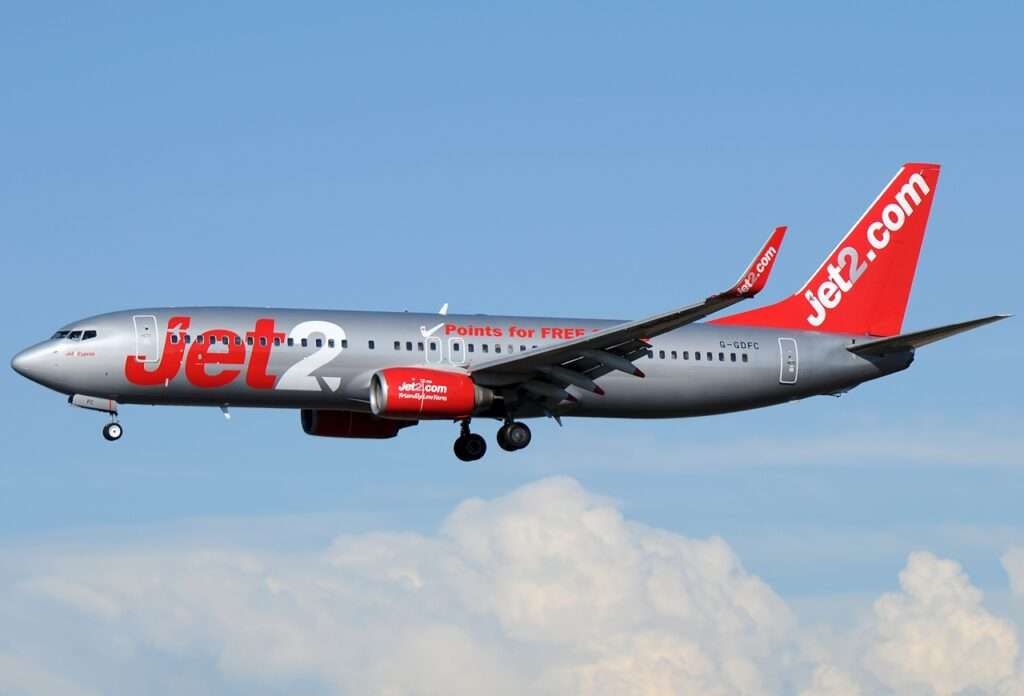 Earlier today, a Jet2 flight between Edinburgh and Ibiza diverted to Bristol due to a unruly passenger onboard.