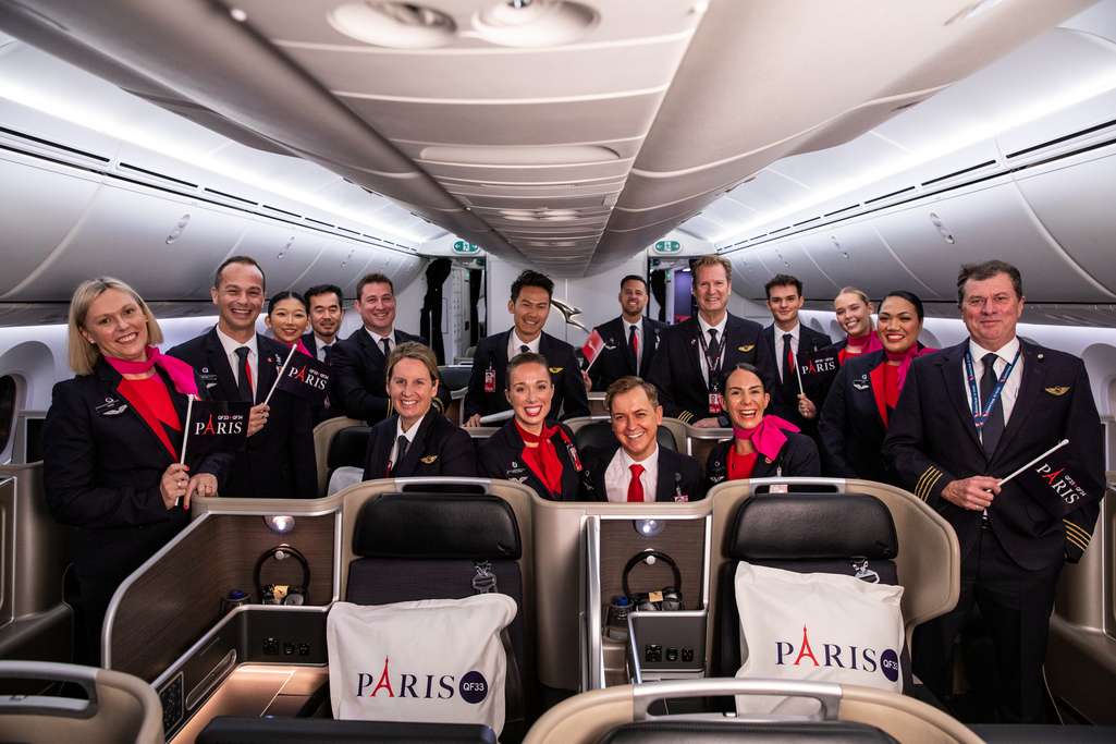 Qantas Launches Direct 787-9 Dreamliner Flights Between Perth and Paris